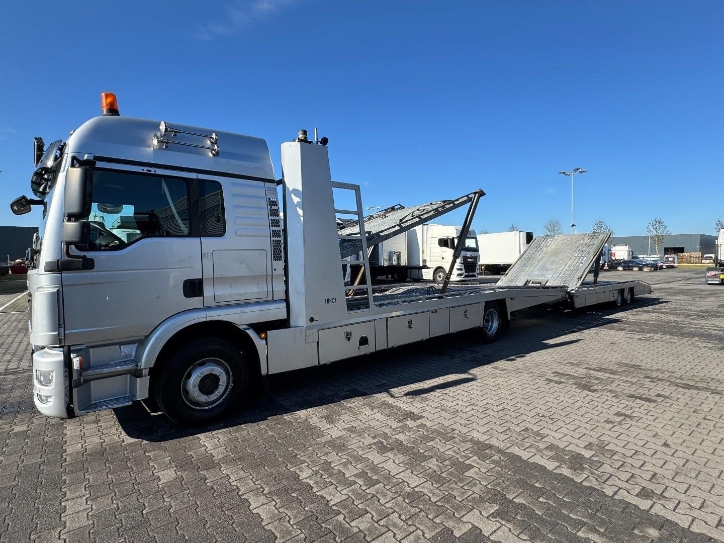 MAN TGL 15.290 TIJHOF ,LIFT,MANUAL COMPL W TRAILER HT2896, Auto's, 290 pk, Achterwielaandrijving, Euro 6, Bedrijf