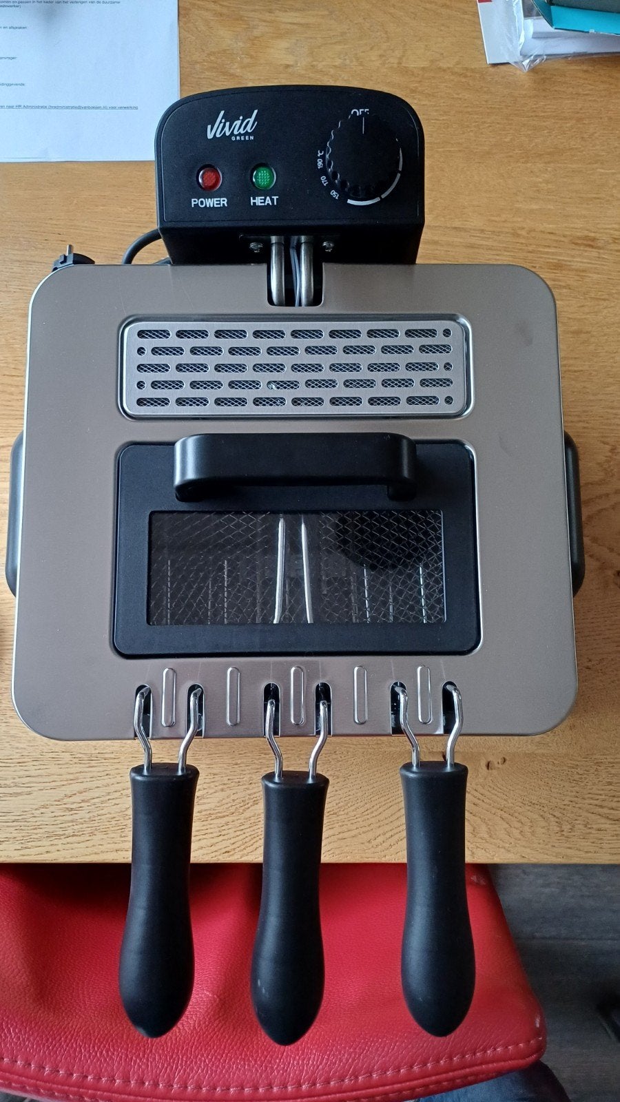 friteuse voor 5 liter olie, Witgoed en Apparatuur, Frituurpannen, 4 liter of meer, Ophalen, Nieuw, Uitneembare binnenpan