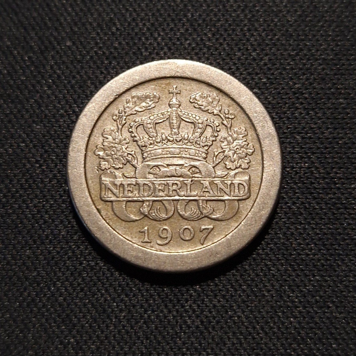 5 cent 1907, Verzenden, Koningin Wilhelmina, 5 cent, Losse munt