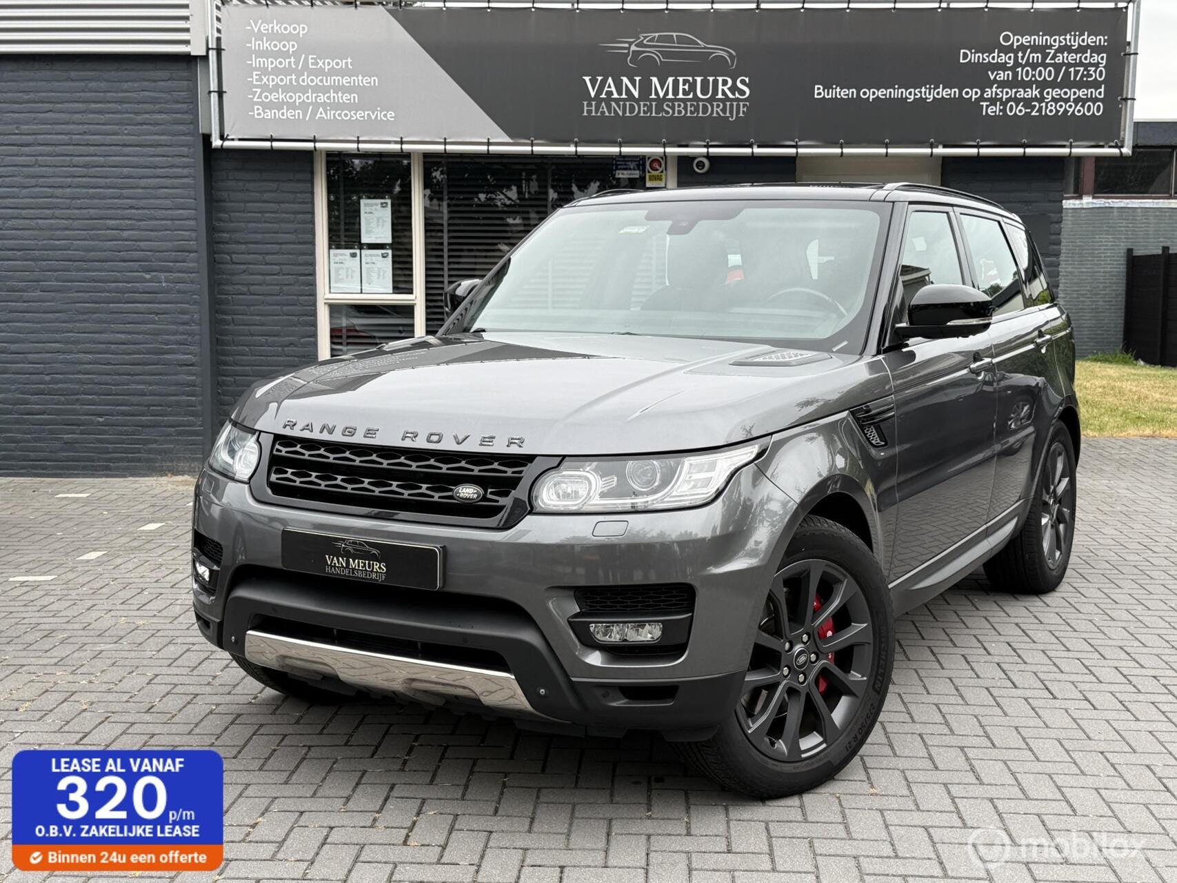 Land Rover Range Rover Sport 3.0 SDV6 HSE dynamic, trekhaak,, Auto's, Euro 5, Gebruikt, Zwart, 2993 cc