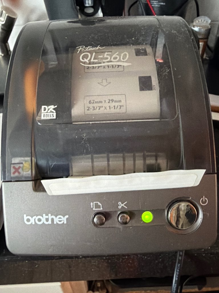Labelprinter brother QL -560 € 50,00, Ophalen of Verzenden, Zo goed als nieuw, Etiket, Brother
