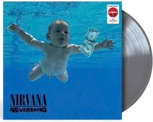 Nirvana NEVERMIND LP  zilver vinyl USA exclusive NIEUW, LP, Ophalen of Verzenden, Indie Rock, 12 inch