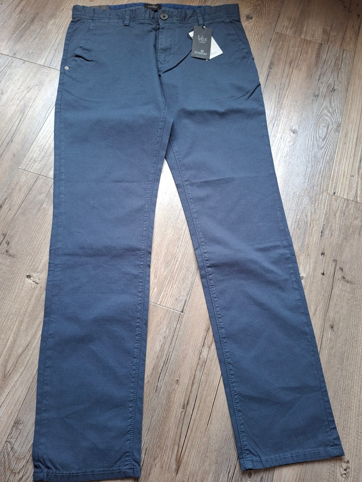 VANGUARD V65 slimfit chino W36 L34, W36 - W38 (confectie 52/54), Blauw, Nieuw, Ophalen of Verzenden
