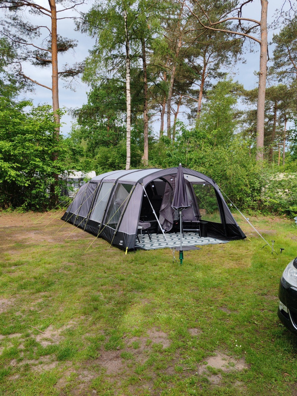 Kampa hayling 6 air, Caravans en Kamperen, Tenten, Ophalen, Zo goed als nieuw, Tot en met 6