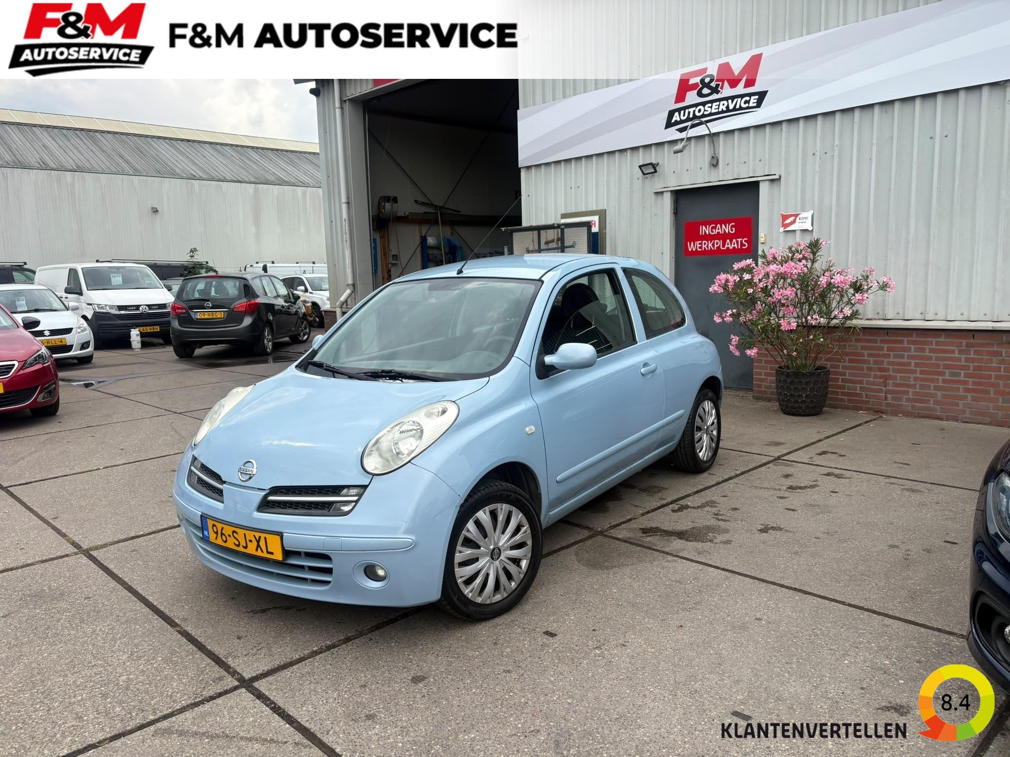 Nissan Micra 1.4 Tekna Clima, radio, Voorwielaandrijving, Stof, 4 cilinders, Blauw