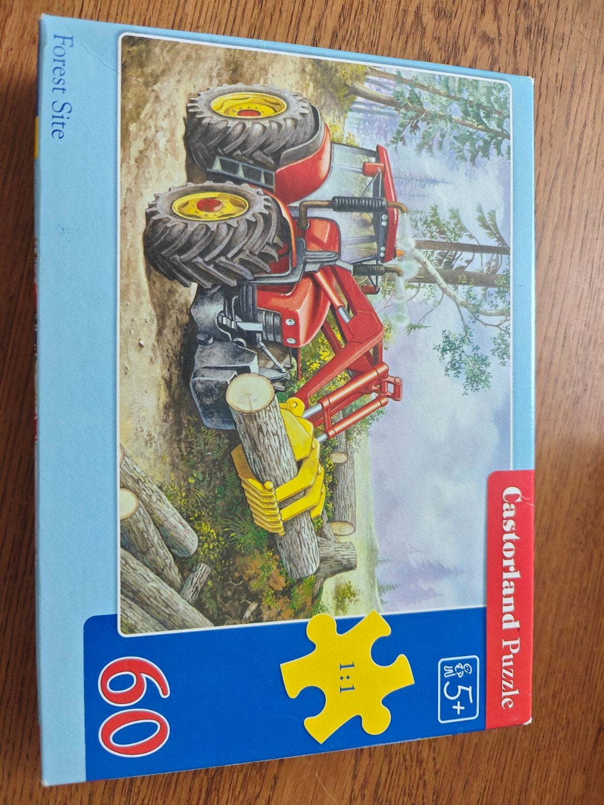 Castorland Legpuzzel Tractor Bosbouw 60 Stukjes, Ophalen, Meer dan 50 stukjes, Gebruikt, 6 jaar of ouder