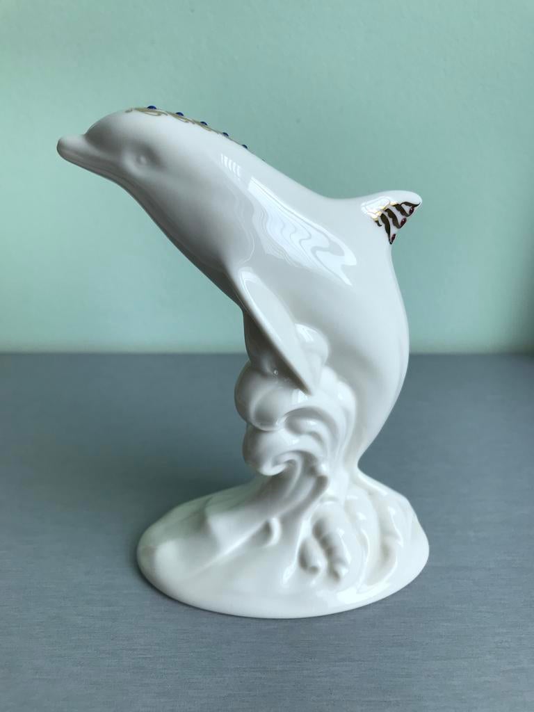 Vintage Lenox Dolphin figurine, Antiek en Kunst, Antiek | Porselein, Ophalen of Verzenden