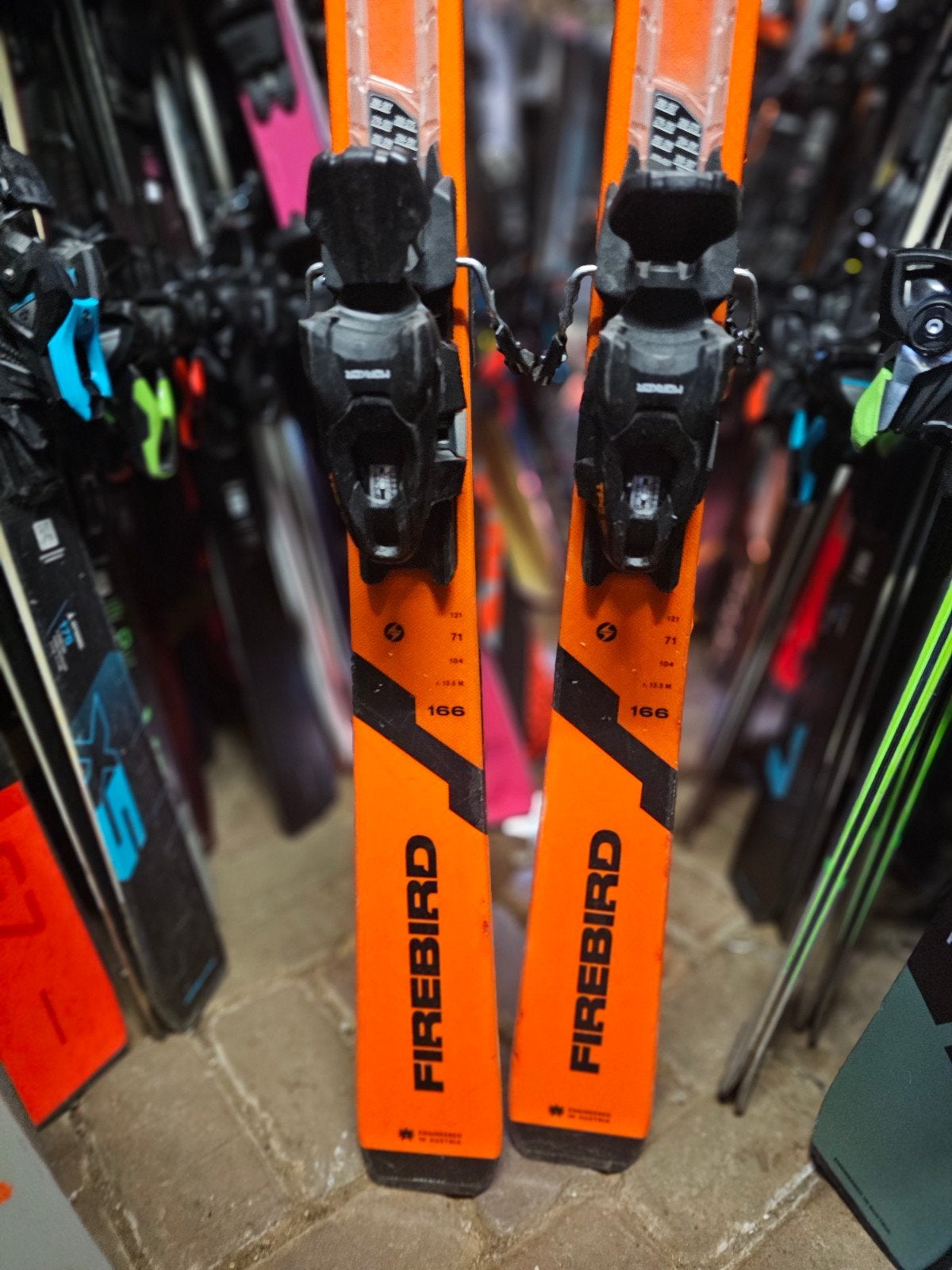 166cm BLIZZARD FIREBIRD TI ALL ROUND TOP SKIS 700€, Overige merken, 160 tot 180 cm, Gebruikt, Ophalen of Verzenden