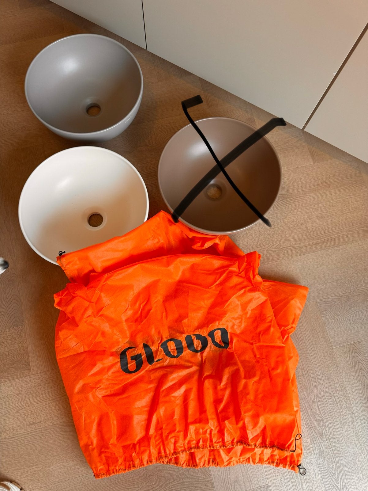 Waskom Globo T-Edge rond 37x16 zonder overloop (nog 2 stuks), Ophalen, Minder dan 50 cm, Nieuw, Minder dan 100 cm