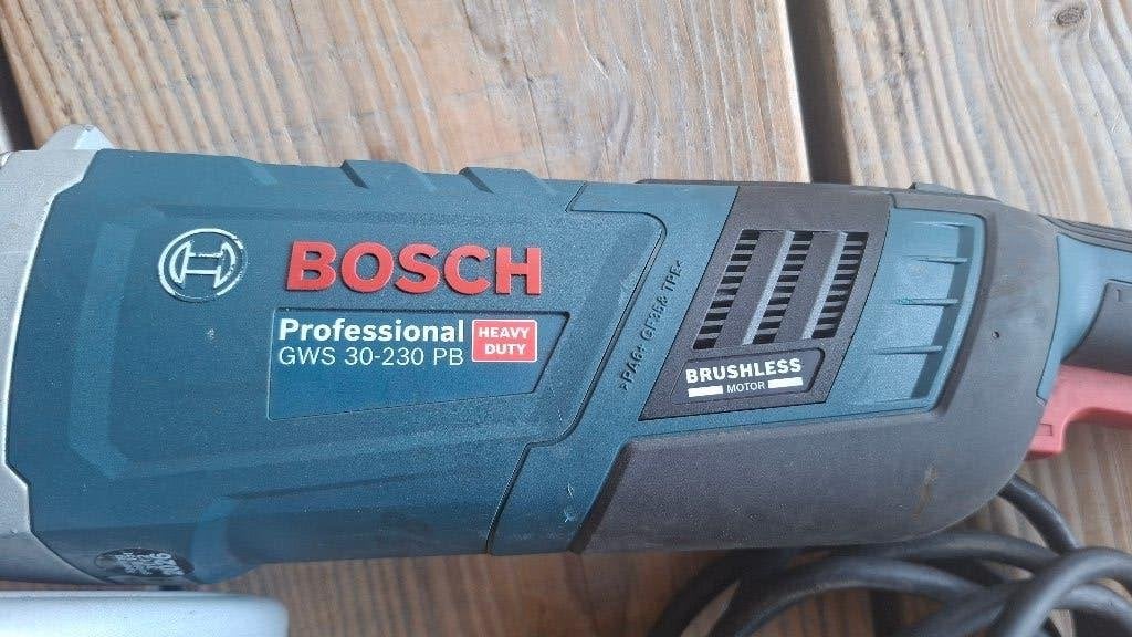 Bosch GWS 30-230 PB Grote Haakse slijper slijptol, ., Haakse handslijpmachine, Ophalen of Verzenden, Zo goed als nieuw