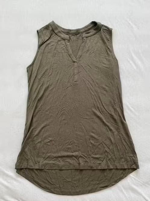 Khaki groene Hema top maat S, Ophalen of Verzenden, Gedragen, Hema, Groen