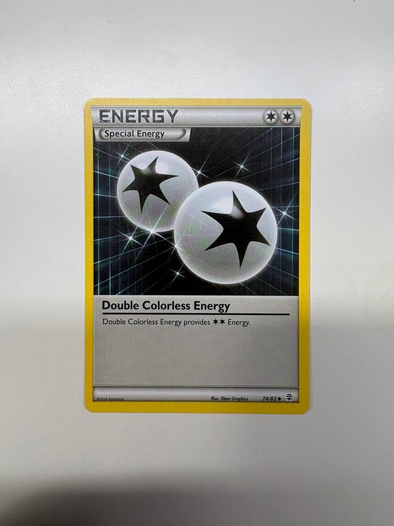 Double Colorless Energy - Generations 74/83 Pokémon Kaart, Ophalen of Verzenden, Zo goed als nieuw, Losse kaart