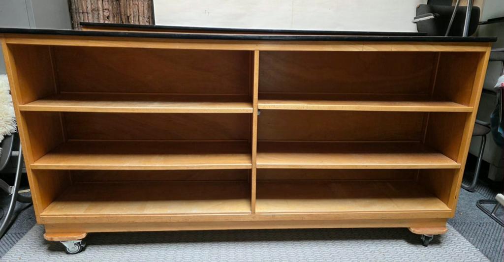 vintage schoolkast/retro boekenkast uit oude school, Ophalen, Huis en Inrichting
