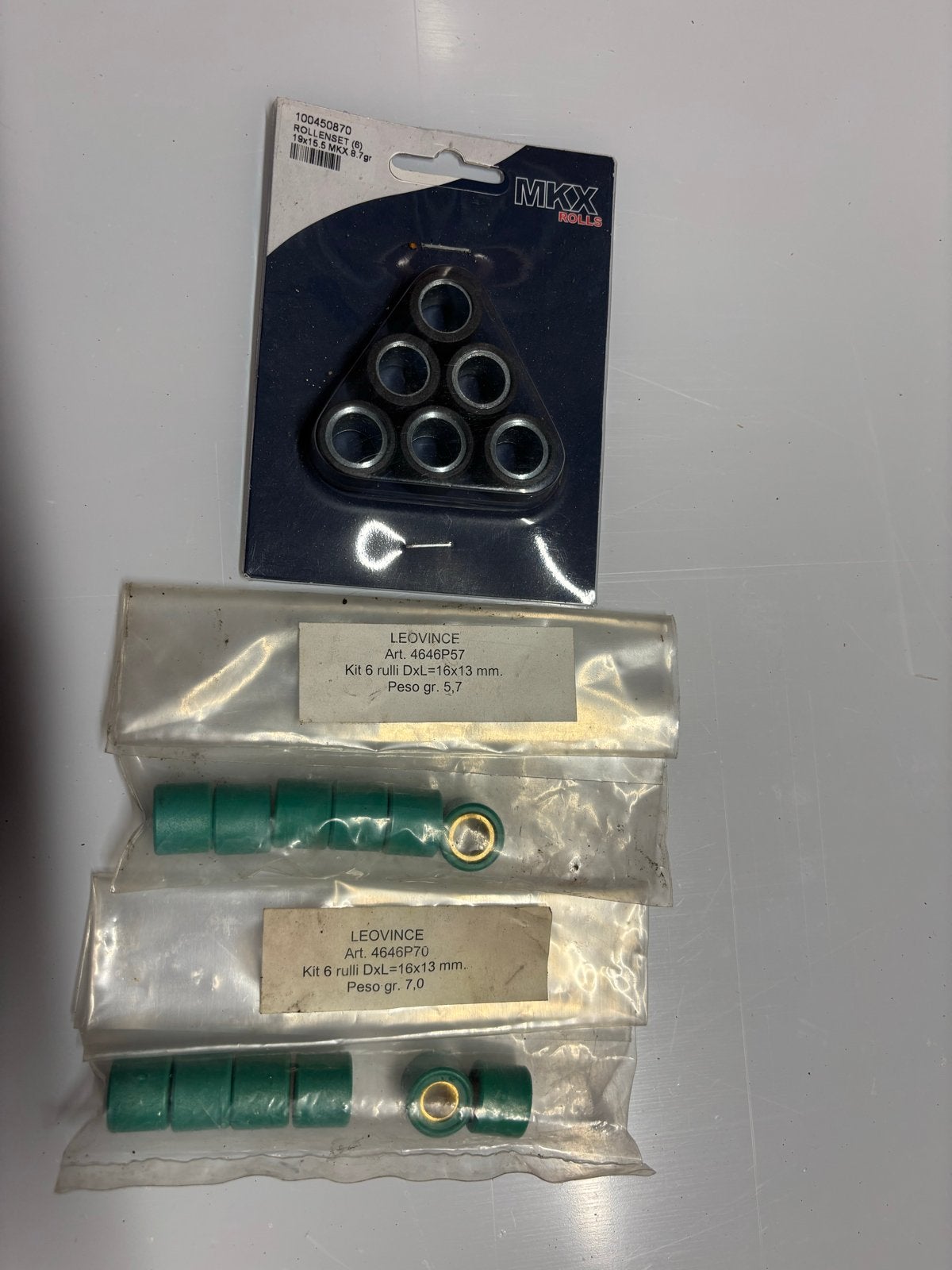 Scooter rollen set (MKX & Leovince), Ophalen of Verzenden, Nieuw, Overige typen, Overige merken