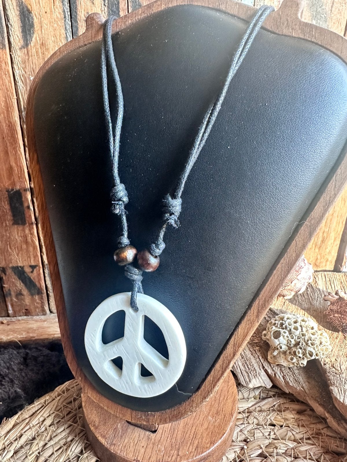 Boho Statement Ketting / Peace / Vrijheid & Positieve Vibes, Ophalen of Verzenden, Nieuw, Overige materialen, Verstelbaar