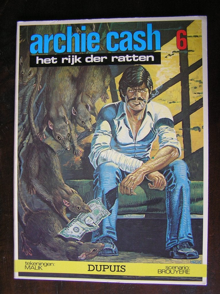 Archie Cash: 6. Het rijk der ratten., Eén stripboek, Ophalen of Verzenden, Gelezen