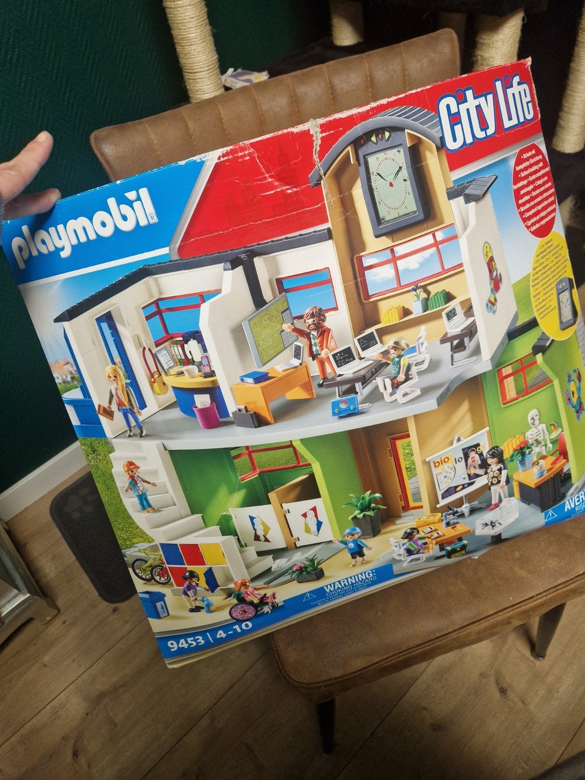 Playmobil City Life Grote School met Gymzaal en veel extra's, Ophalen of Verzenden, Gebruikt, Jongen of Meisje
