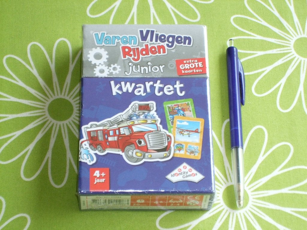 Nieuw in seal: Varen, vliegen, rijden Junior kwartet, Verzamelen, Ophalen of Verzenden, Nieuw, Kwartet(ten)