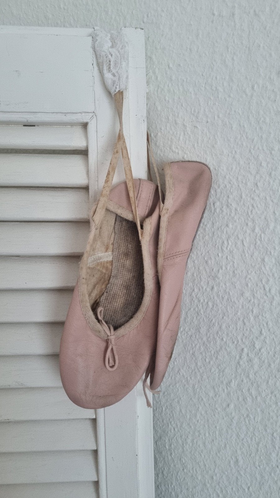 Oude Vintage roze ballet schoenen, Ophalen of Verzenden