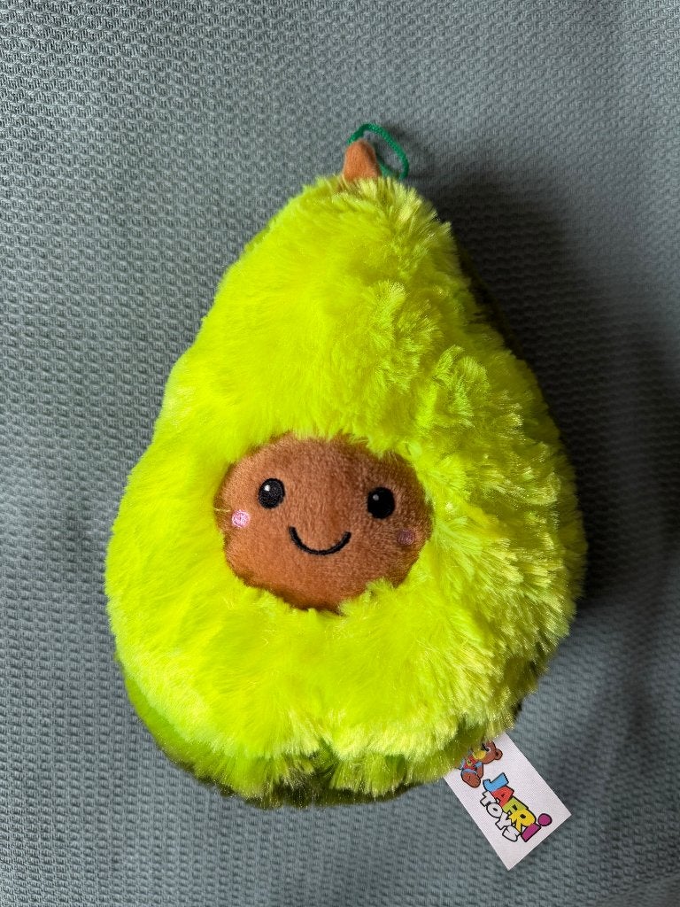 Avocado knuffel 22 cm, Overige karakters, Overige typen, Ophalen of Verzenden, Zo goed als nieuw
