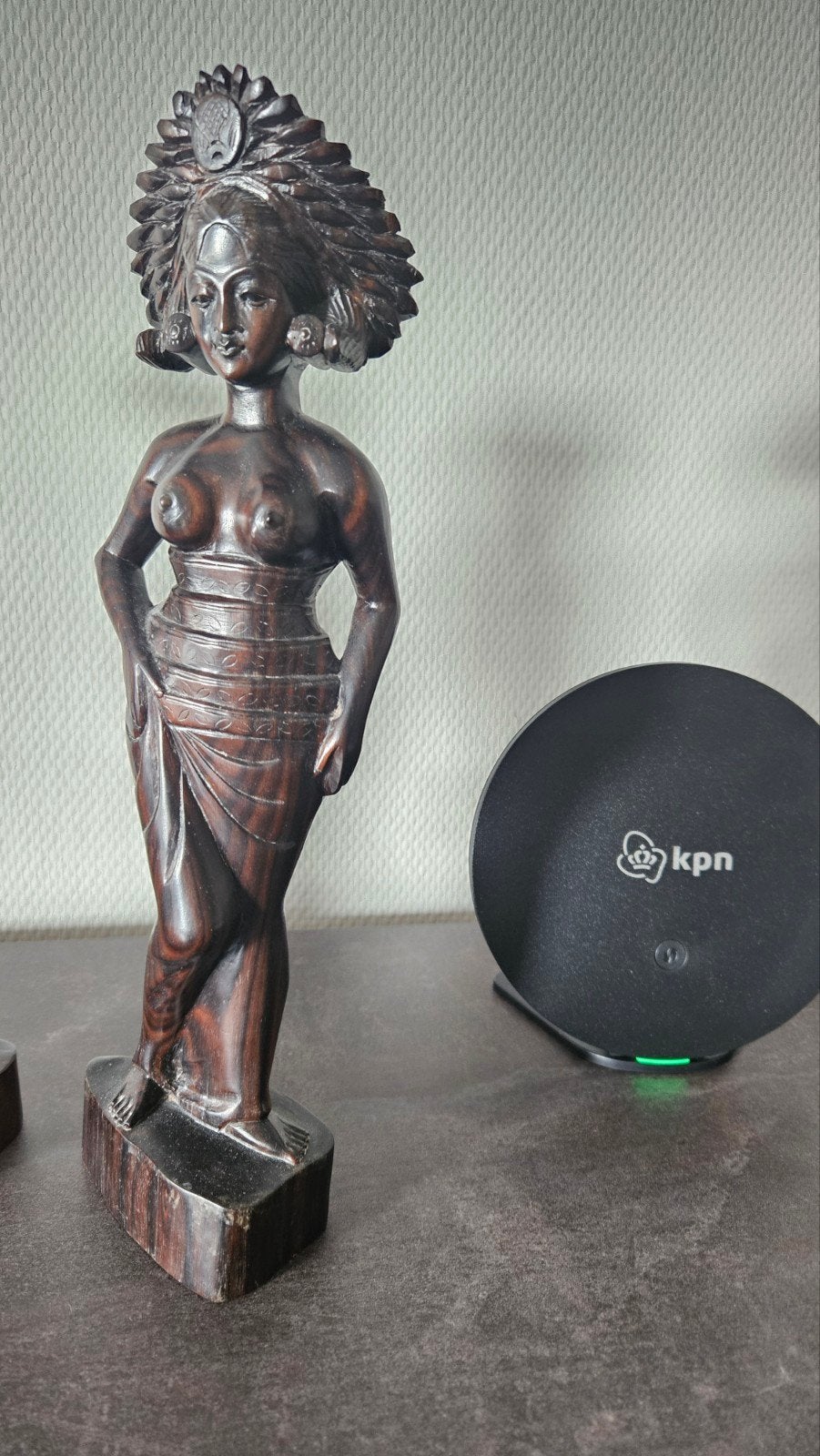 Mooie onbeschadigde Indonesische houten beeldjes., Ophalen of Verzenden, Handgemaakt, 20 - 50 cm, Hout