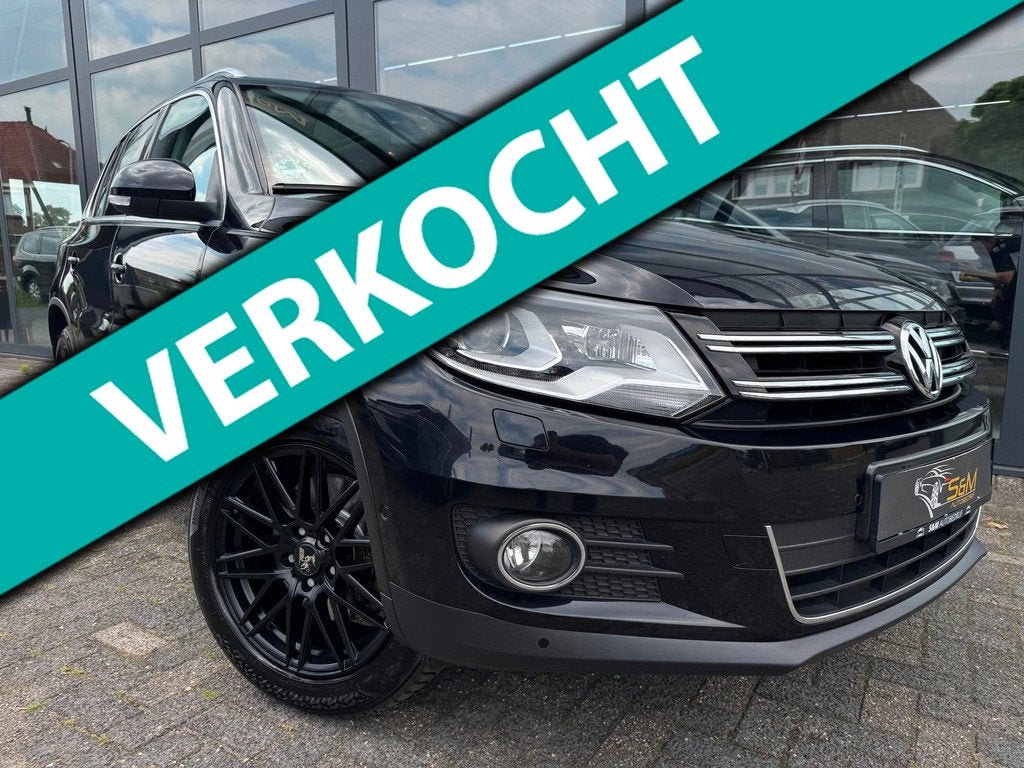 Volkswagen Tiguan 2.0 TSI Sport&Style 4Motion CarPlay, Automaat, Gebruikt, Zwart, 4 cilinders
