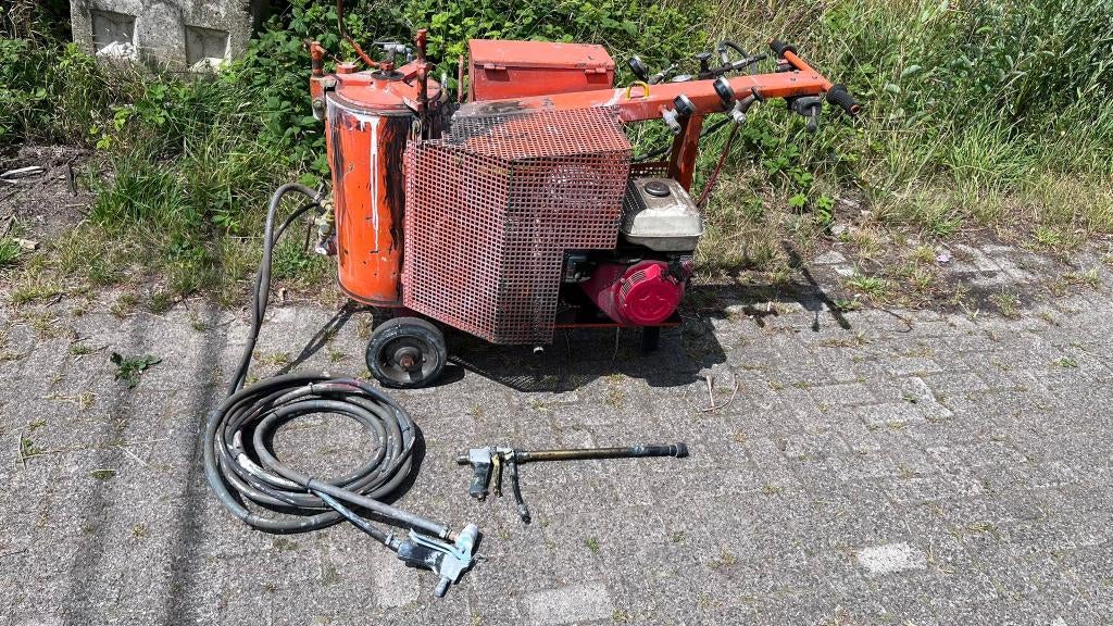 Wolters Verfspuitmachine, Wegmarkering Belijning, Ophalen, Gebruikt, Verfspuit of Verfpomp