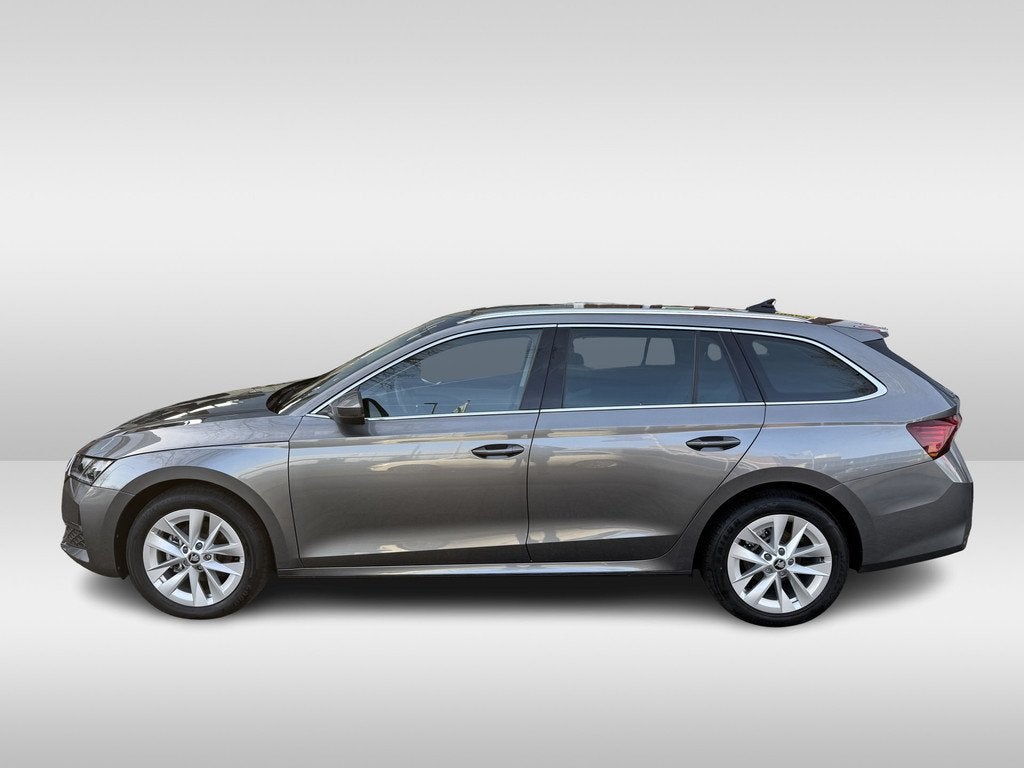 Skoda Octavia Combi 1.5 TSI MHEV Sportline Business | voorst, Auto's, Skoda, Stof, Euro 6, 4 cilinders, Grijs