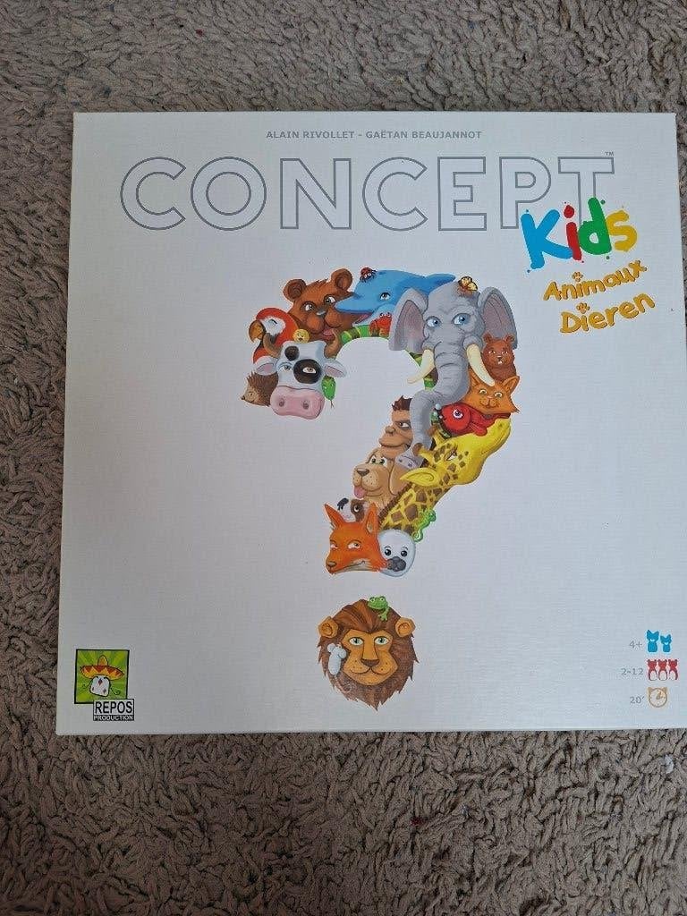 Concept Kids Dieren – leuk kinderspel, Hobby en Vrije tijd, Gezelschapsspellen | Bordspellen, Ophalen of Verzenden, Zo goed als nieuw