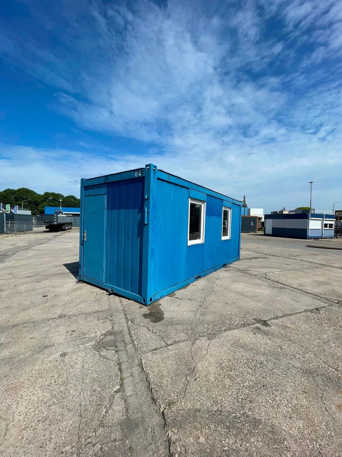 20ft Schaftunit / Schaftkeet - 6 x 2,5m met keukenblok, Ophalen of Verzenden