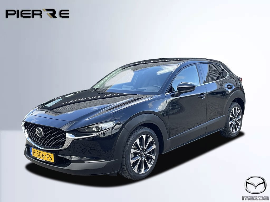 Mazda CX-30 2.0 e-SkyActiv-X 180 M Hybrid | AUTOMAAT Luxury, Gebruikt, Overige brandstoffen, Zwart, 19 km/l