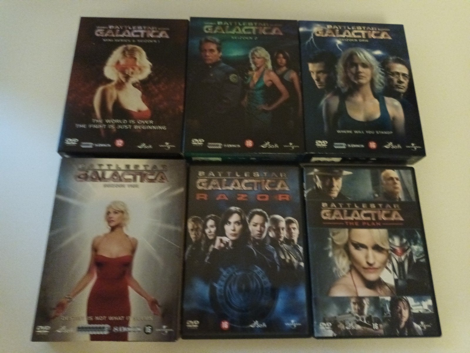 Dvd complete reeks Battlestar Galactica, Cd's en Dvd's, Ophalen of Verzenden, Zo goed als nieuw