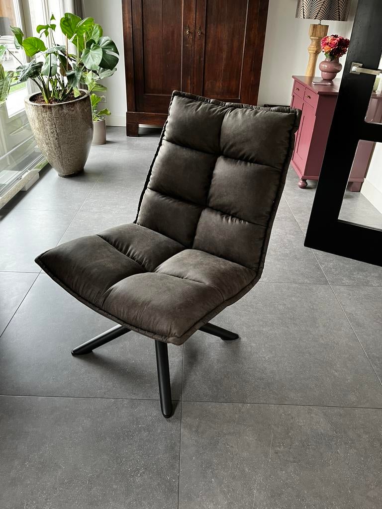 Draaifauteuil als nieuw!, Ophalen, Zo goed als nieuw, 75 tot 100 cm, 50 tot 75 cm