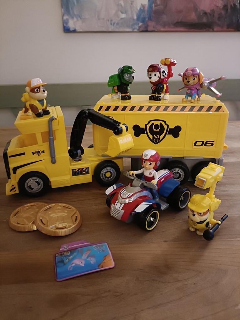 Paw Patrol mega truck met geluid en licht, Ophalen of Verzenden, Zo goed als nieuw, Jongen of Meisje
