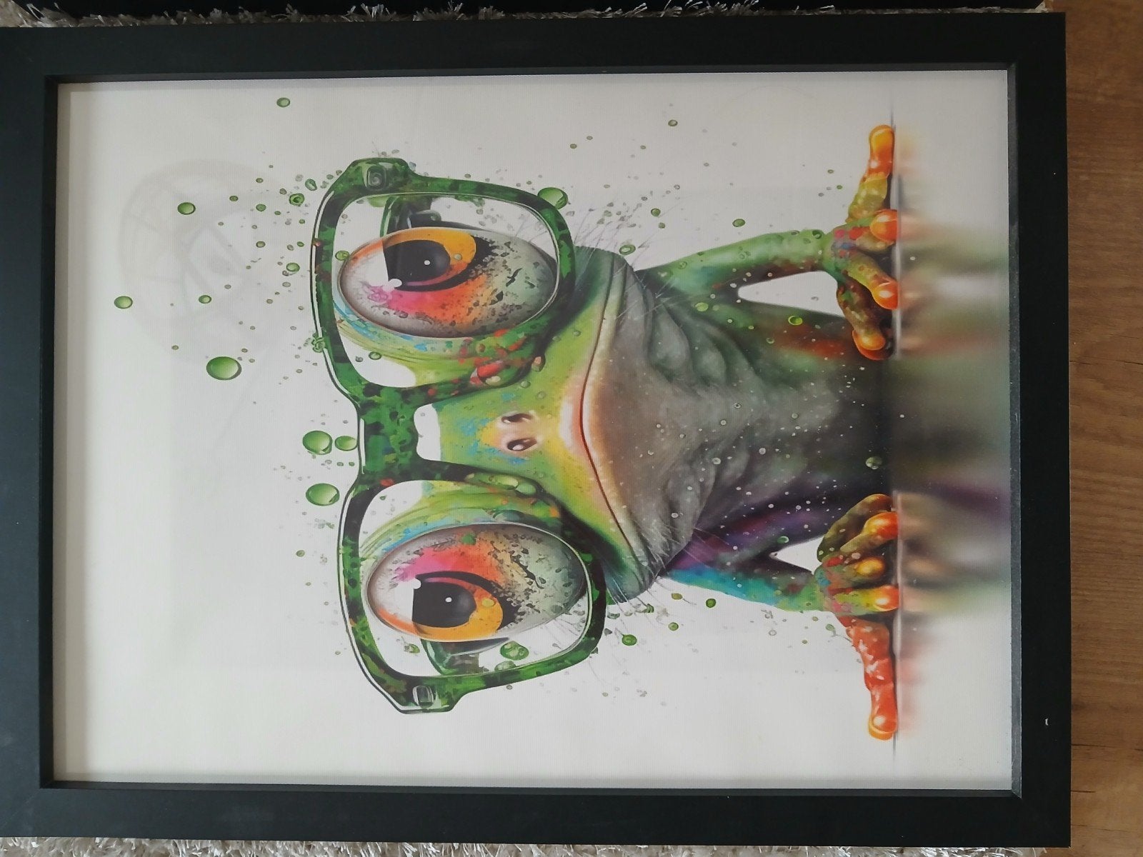 3 ingelijste posters van kikkers - Splinternieuw, Ophalen of Verzenden