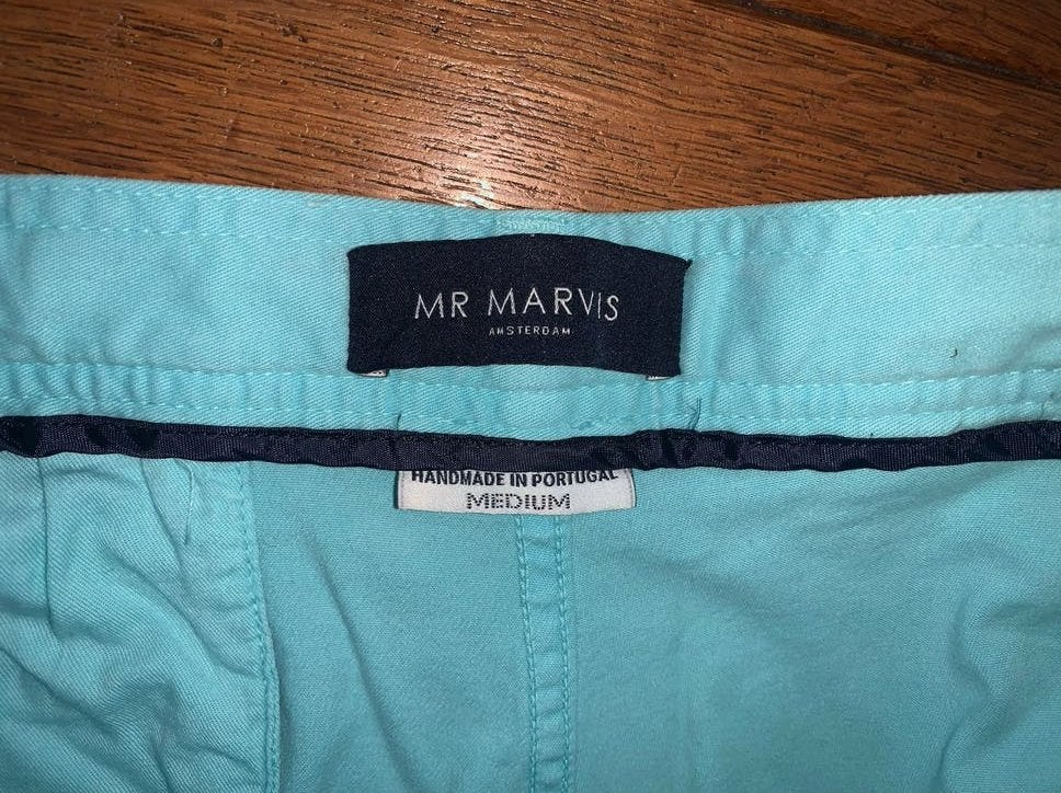 Mr Marvis The Aquaramas shorts in turquoise, maat M, Ophalen of Verzenden, Zo goed als nieuw, Overige kleuren
