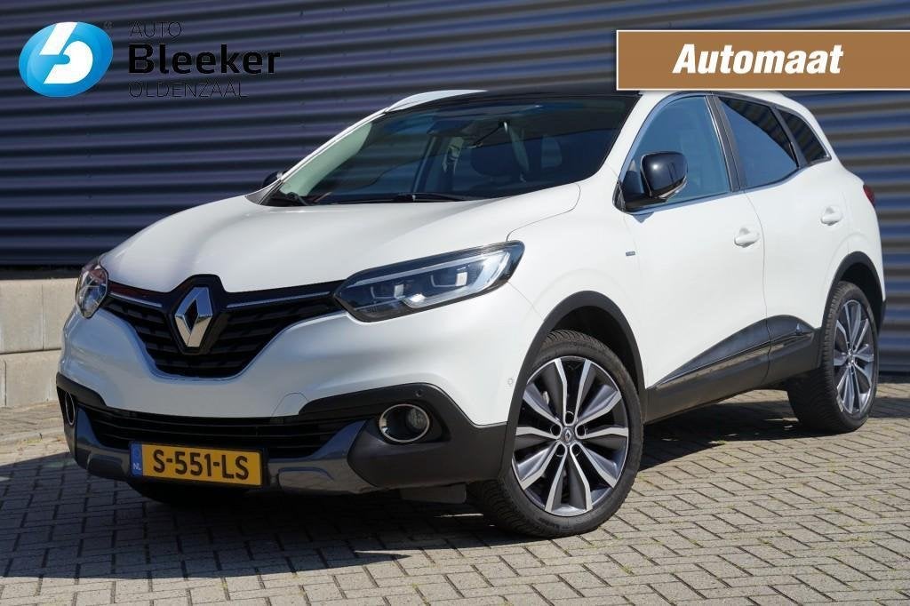 Renault Kadjar 1.2 TCE BOSE Aut. Panorama Cruise Ecc Navi BT, Auto's, Kadjar, Gebruikt, 4 cilinders, Wit