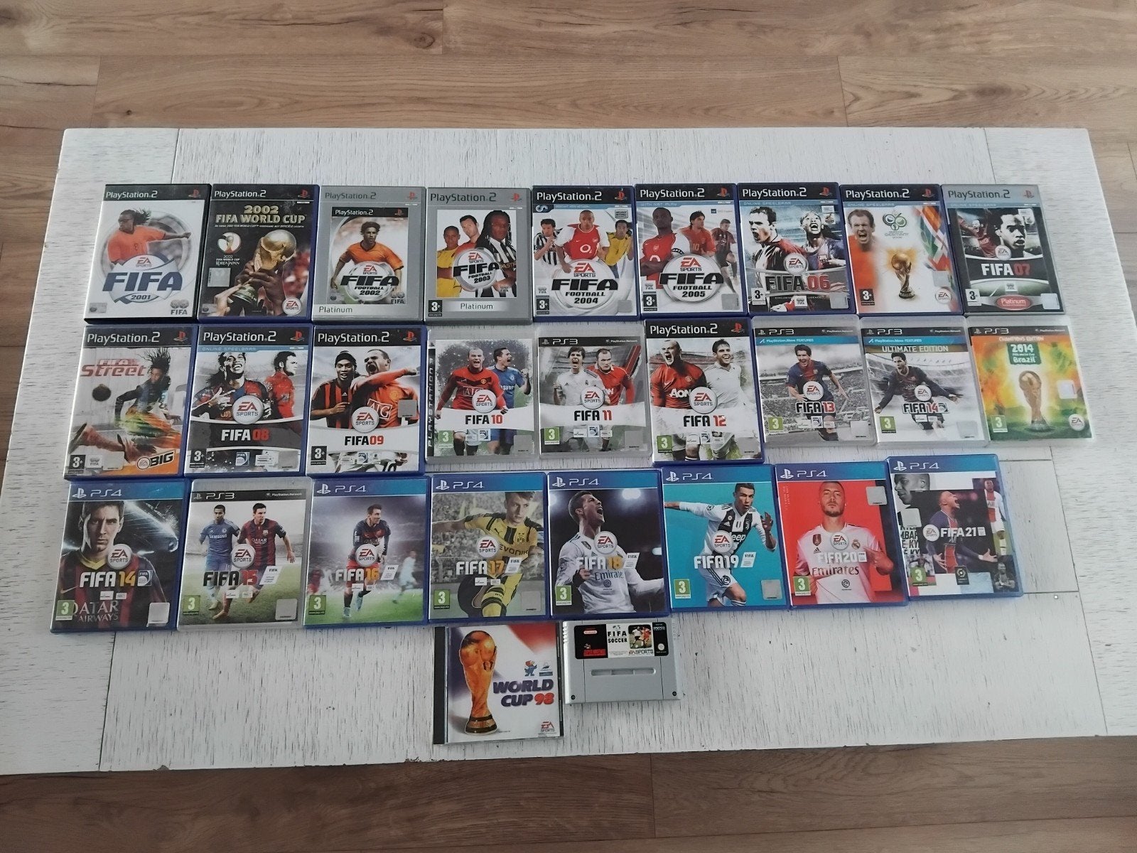 fifa collectie, Ophalen of Verzenden, Zo goed als nieuw, Sport, 3 spelers of meer