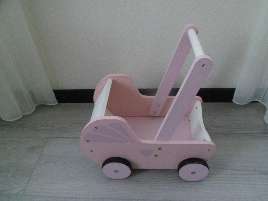 Houten speelgoed poppenwagen van de Lidl. In nieuwstaat, Kinderen en Baby's, Ophalen, Nieuw, Duw- of Trekspeelgoed