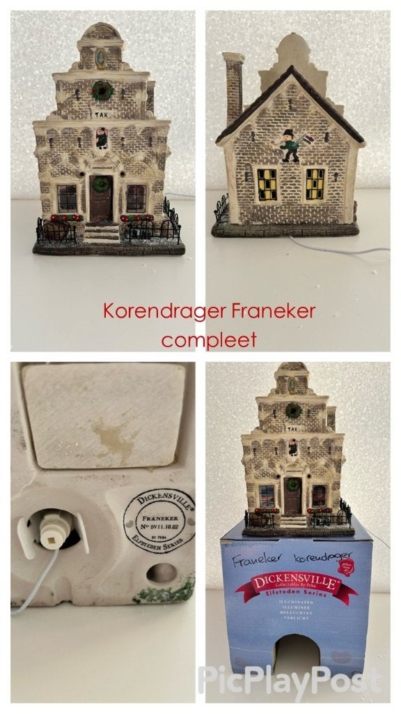 Dickensville, korendrager Franeker, Diversen, Ophalen of Verzenden, Zo goed als nieuw