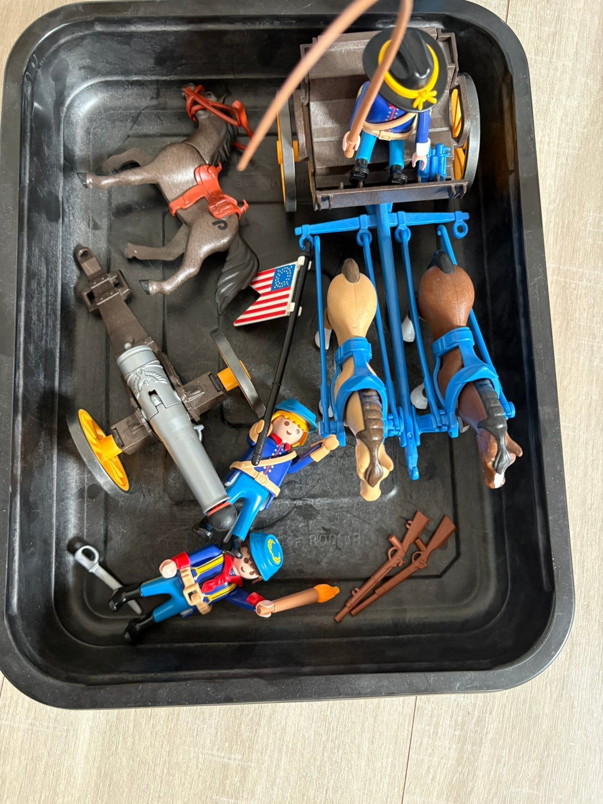 Playmobil western kanongeansport 5249, Kinderen en Baby's, Gebruikt, Complete set, Voertuig, Historisch