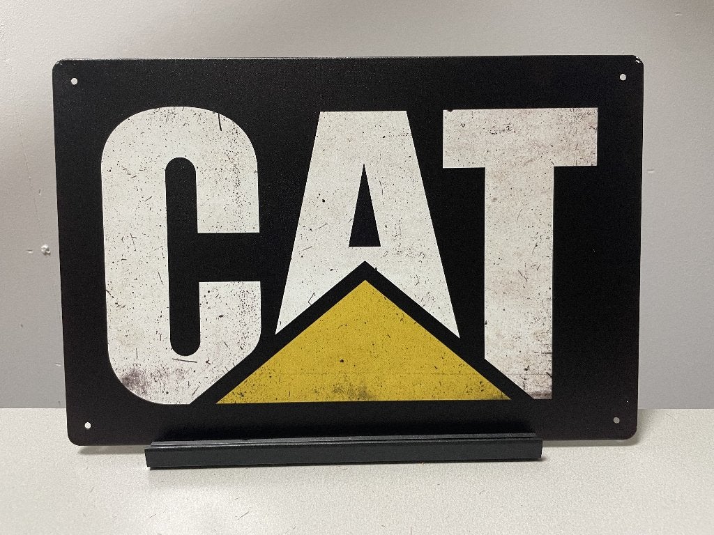 CAT metalen reclamebord / wandbord (Old Look), Verzamelen, Www.pand50.nl, Reclamebord, Nieuw, Ophalen of Verzenden