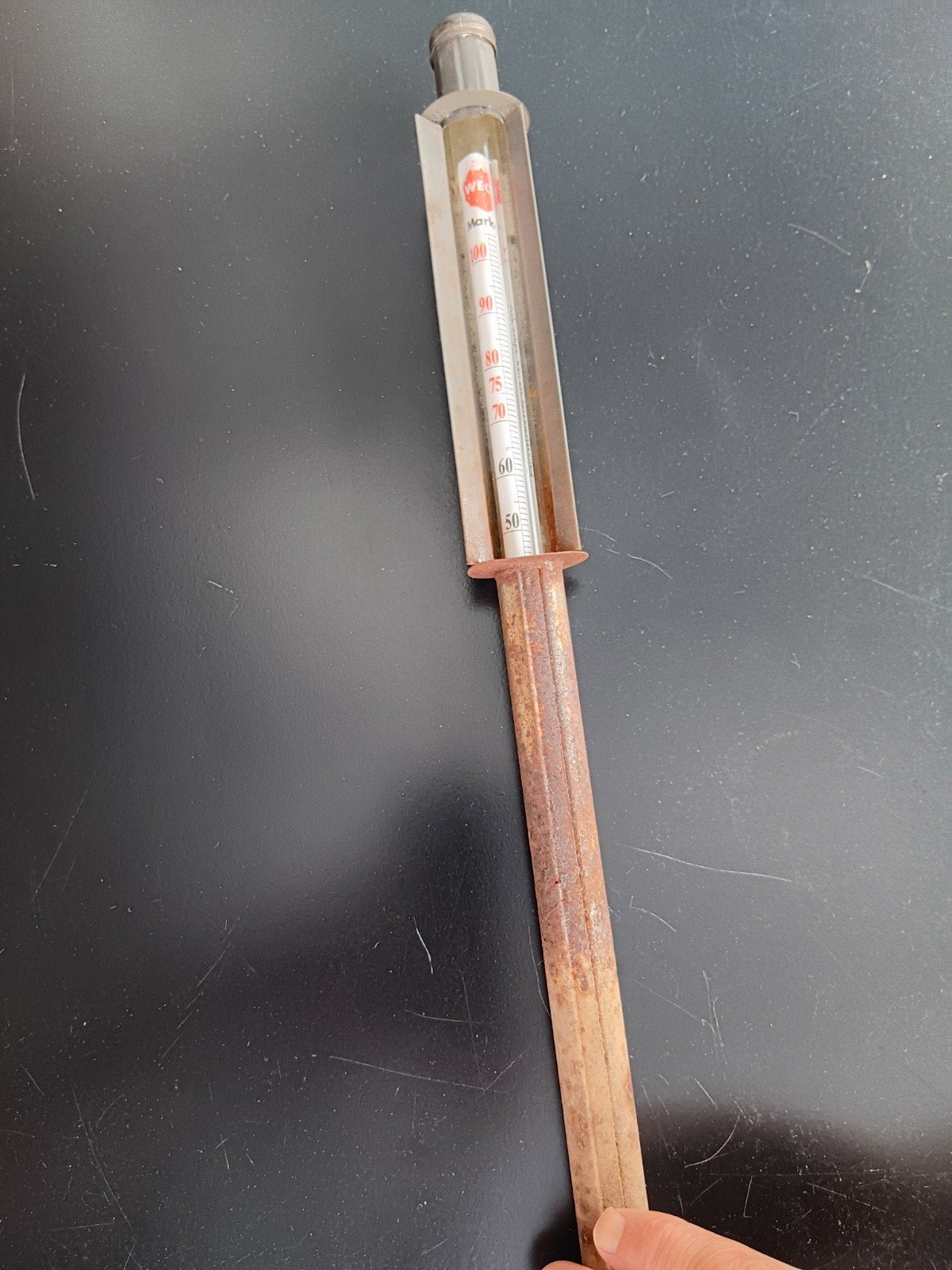 Weck thermometer, Ophalen, Gebruikt, Overige typen, Aluminium