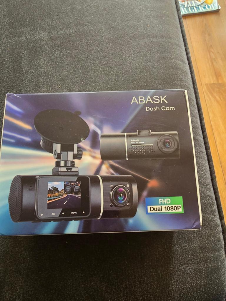 Nieuwe ABASK Dash Cam - FHD Dual 1080P, Ophalen of Verzenden