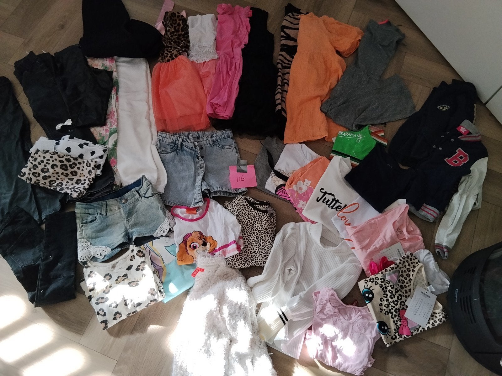 groot meisjes pakket kleding 116, Ophalen of Verzenden