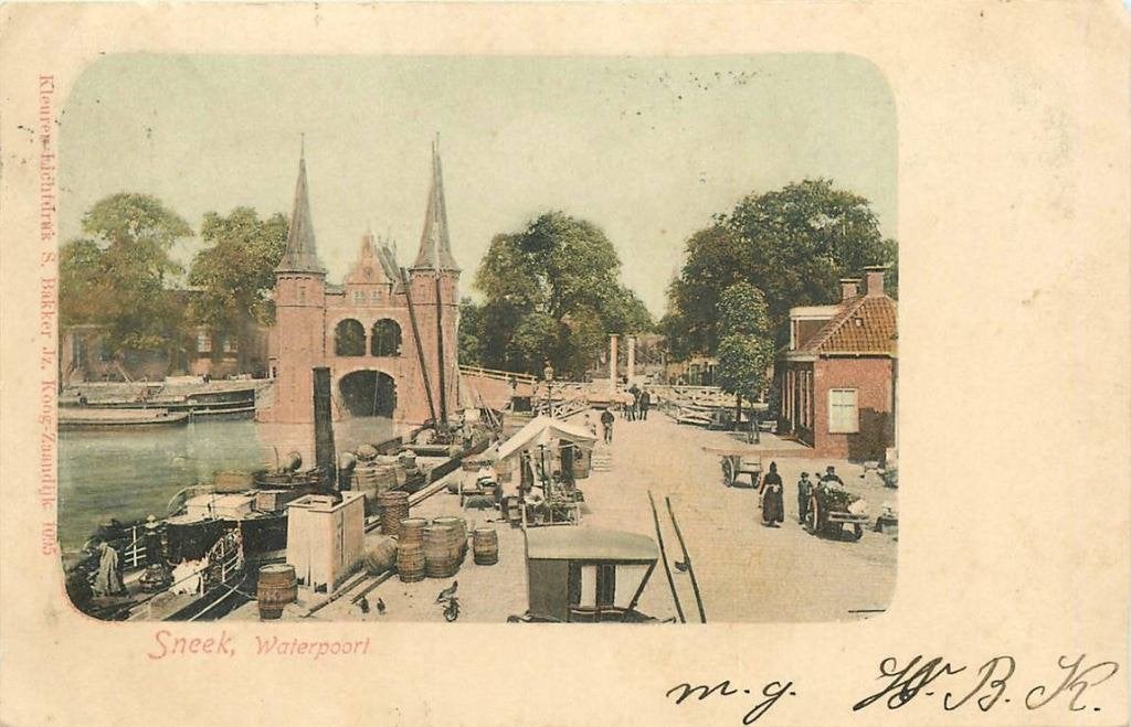 388-286-041 Sneek Waterpoort, Verzenden, Voor 1920, Friesland