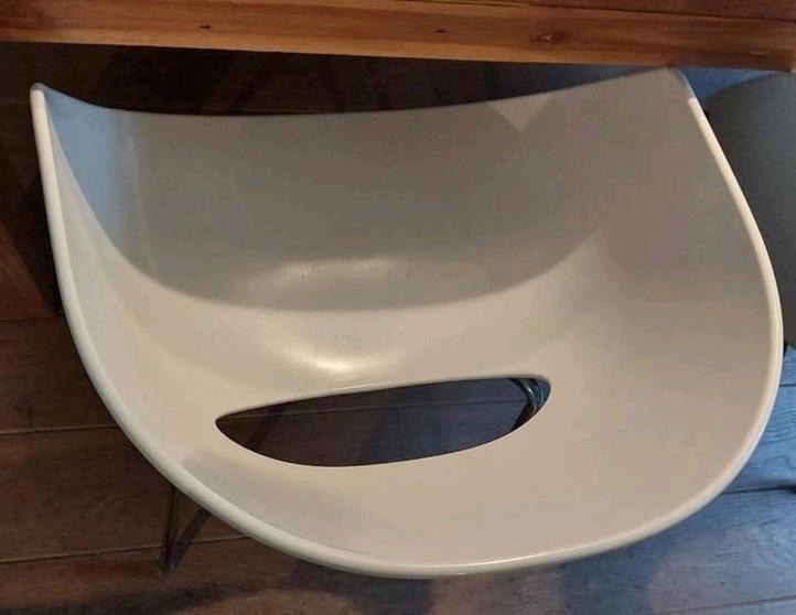 4 x eetkamerstoelen  Orbit Large Sintesi, Ophalen, Gebruikt, Wit, Kunststof