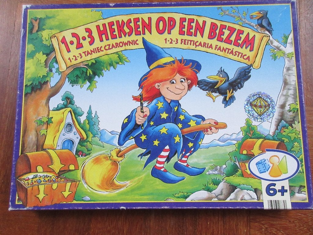 1.2.3 heksen op een bezem, Ophalen of Verzenden, Gebruikt, Puzzelen