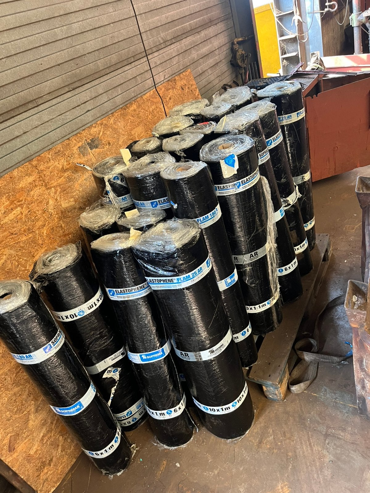Goedkope bitumen dakleer dakrollen, Ophalen, Overige materialen, Zwart, Nieuw