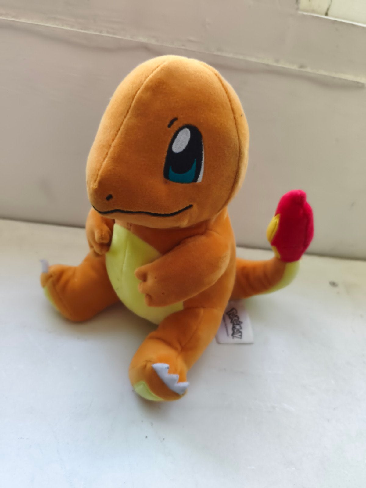 Pokémon Charmander knuffel - Zo goed als nieuw, Oranje, Overige typen, Ophalen of Verzenden, Klein (minder dan 20 cm)